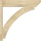 Ekena Millwork Thorton Slat Rough Sawn Outlooker, Douglas Fir, 8"W x 38"D x 38"H OUT08X38X38THR06RDF - alternate 2